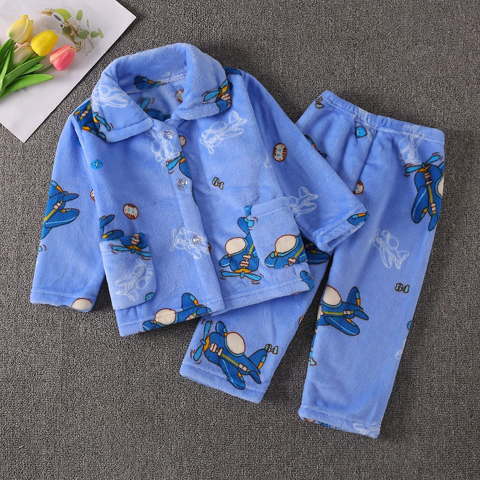 الصورة المصغرة: Satin Silk Pajama Set for Kids Boys Girl Long SLeeved Pijamas Children Silky Lou