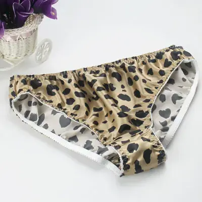 الصورة المصغرة: 3pcs/lot breathing underwear 100% Silk panties female mulberry silk briefs xxl p