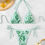 Thumbnail: 2025 Halter String Triangle Two Piece Bikini Women Swimwear Female Swimsuit Bath