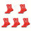 Thumbnail: 5 Pairs Non-slip Football Socks Breathable Wear-resistant Outdoor Sports Socks F