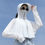 Thumbnail: UPF 50+ Women Sunscreen Hoodie Solid Color Thin Ice Silk Summer UV Protection Lo