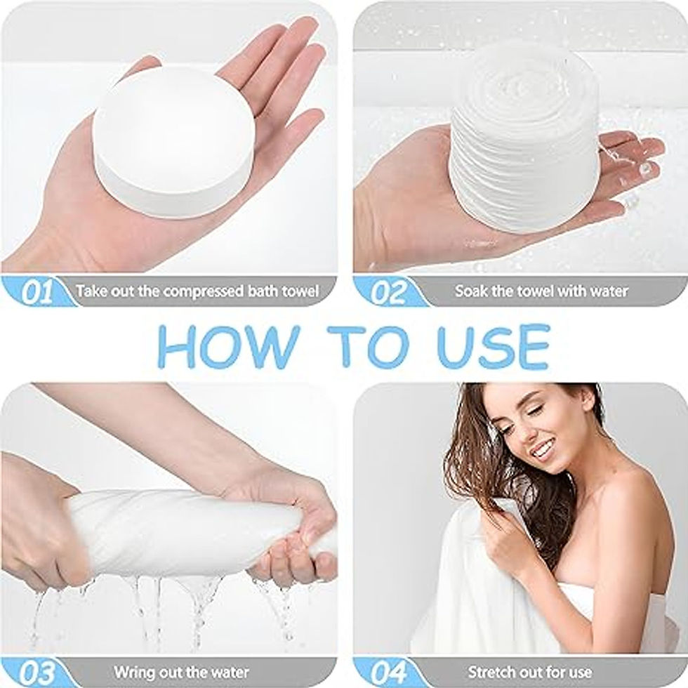 Thumbnail: Disposable Premium Large Compressed Bath Towel Portable Thick Bath Towel Reusabl