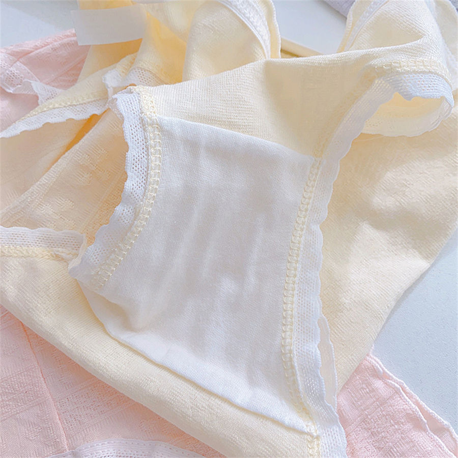 Thumbnail: 4PCS/Set Panties for Woman Underwear Cotton Sexy Breathable Soft Lingerie Female
