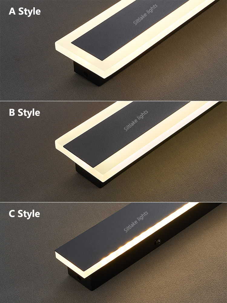 الصورة المصغرة: Outdoor waterproof wall lamp LED  strip background wall lamp stair garden lamp l