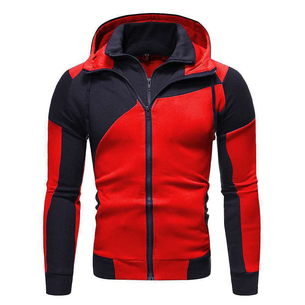 الصورة المصغرة: 2023 Zipper Men Jackets Autumn Winter Casual Fleece Coats Bomber Jacket Scarf Co