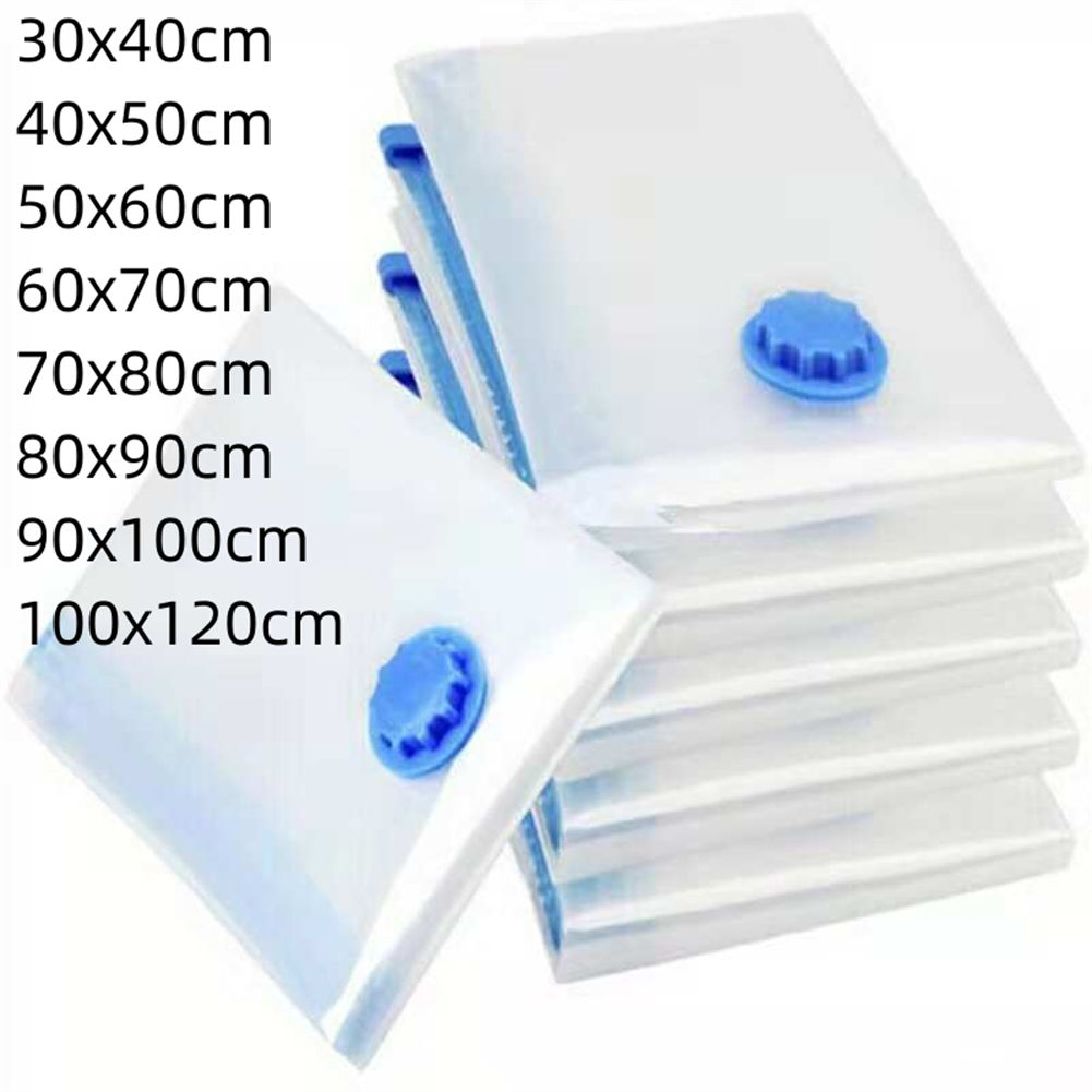 Vacuum Storage Bags With Valve Folding Compressed Space Saving Clothes Storage B