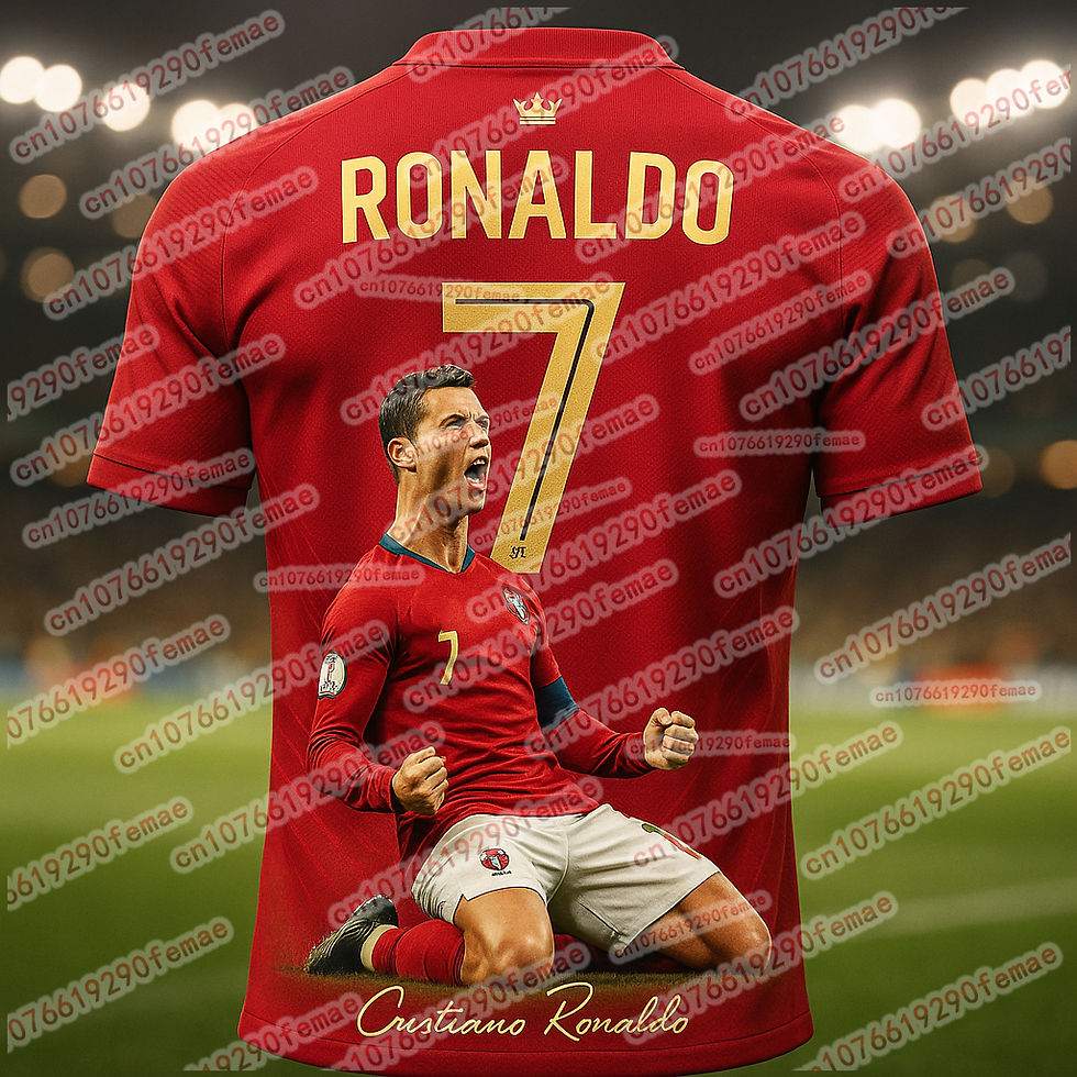 Summer Hot Selling Cristiano Ronaldo Fashion Football Superstar Print Pattern Me