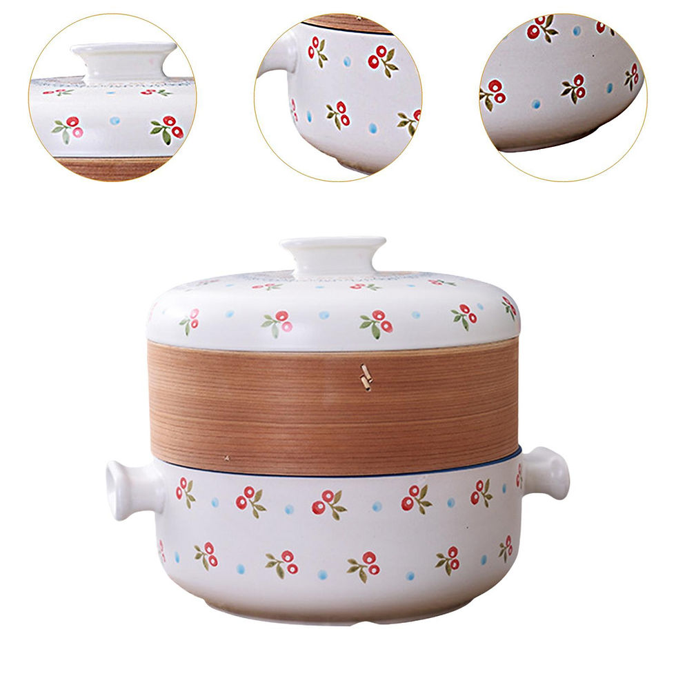 الصورة المصغرة: Ceramic Cooking Pot Cookware Soup Porridge Cooker Stockpot Traditional Soup Pot 
