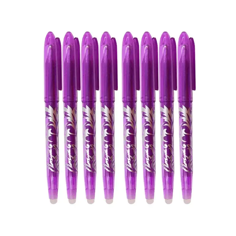 الصورة المصغرة: 8/4pcs Erasable Gel Pen  Multi-Color0.5mm Tip Painting Writing Drawing School Bl