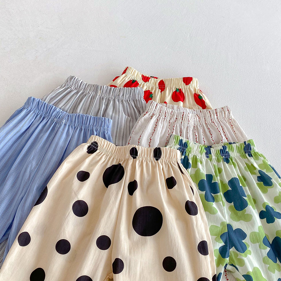 الصورة المصغرة: 0-6Year Child Pants Cotton Thin Casual Sports Trousers Full Print Loose All-mtac