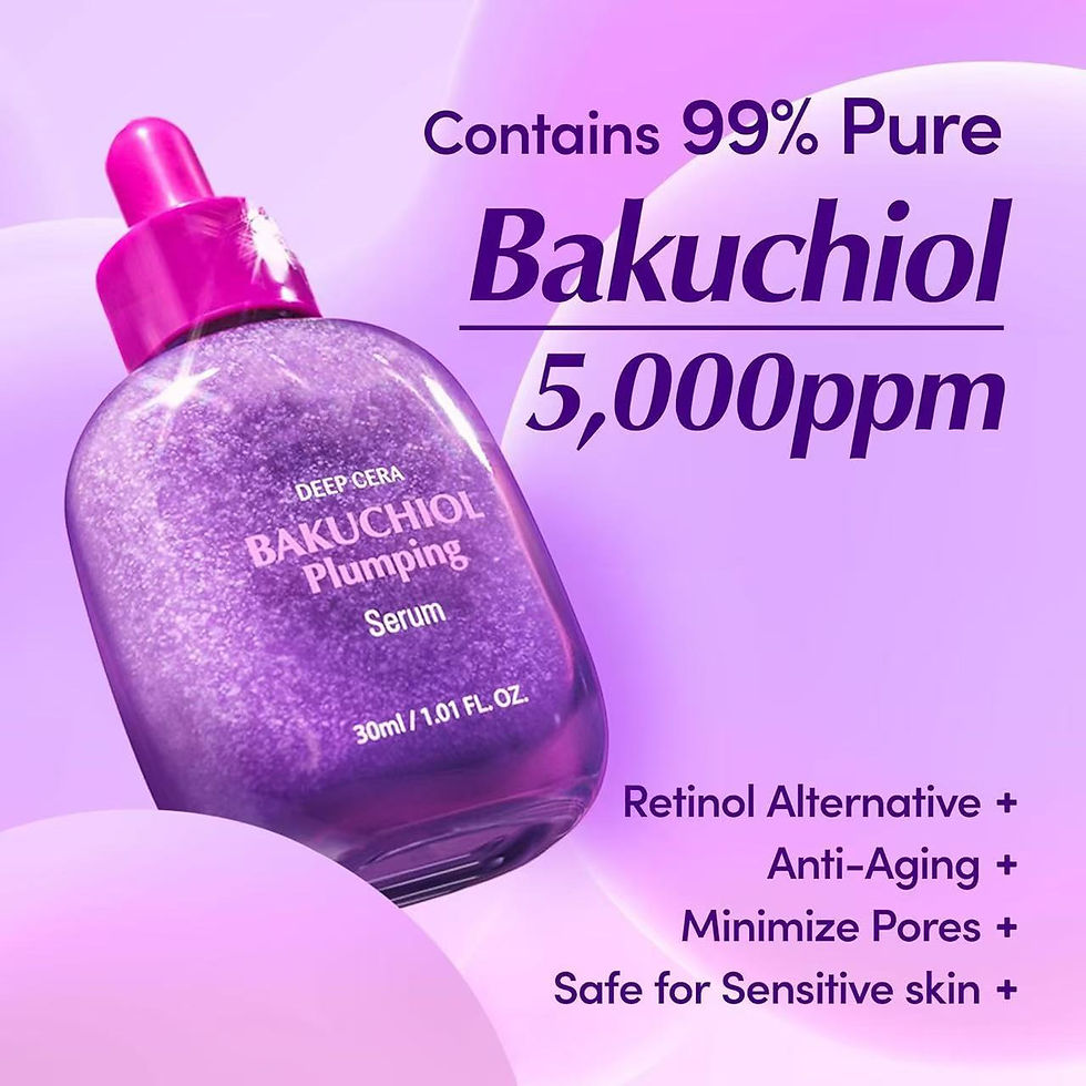 Thumbnail: Vitamin whitening serum, niacinamide vitamin C serum, bakuchiol plumping serum, 