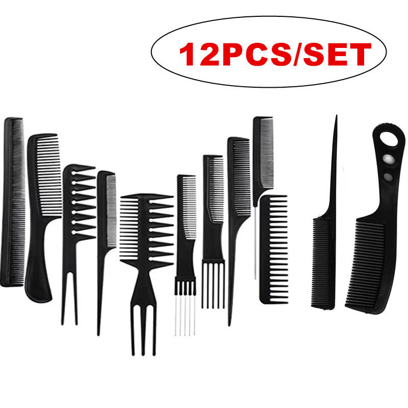 الصورة المصغرة: New Arrivals Men Women Beauty Salon Hair Styling Hairdressing Black Plastic Brus
