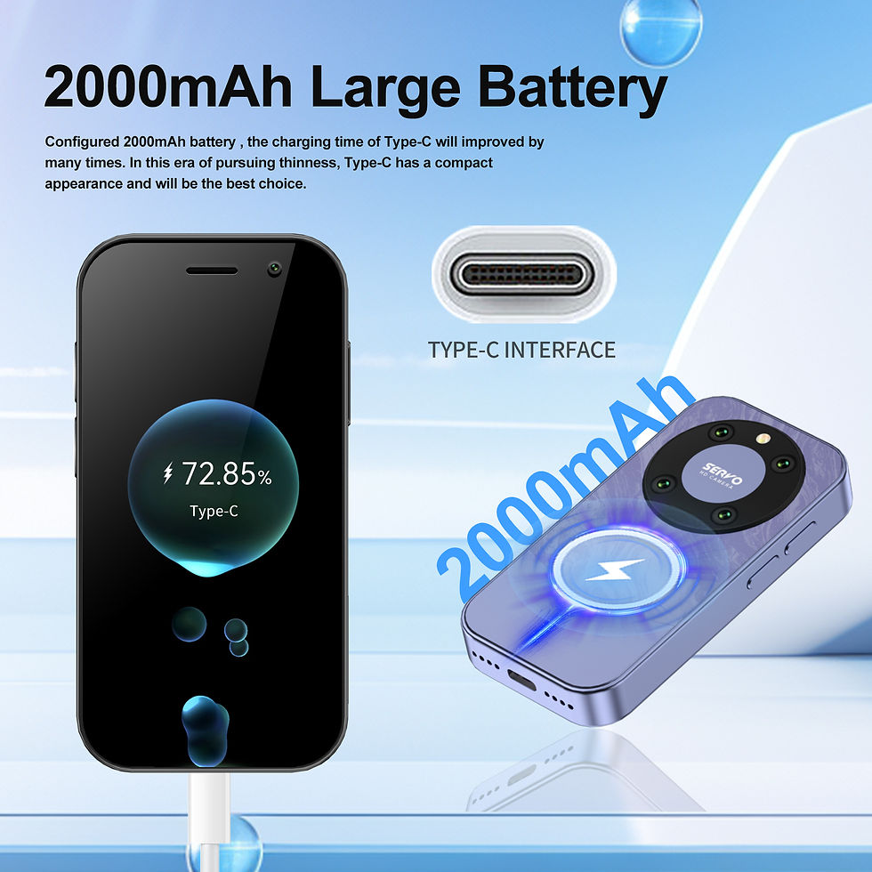 الصورة المصغرة: SERVO KING 9000 3.0" HD Display Small Smartphone Android 10.0 Network 4G LTE 2GB
