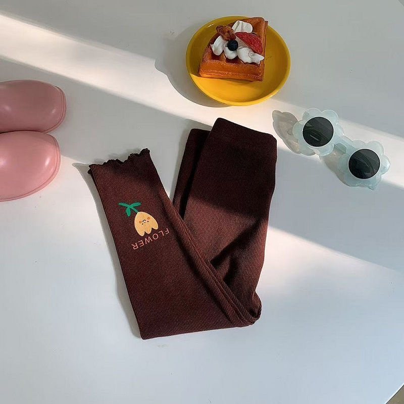 الصورة المصغرة: Baby Fashion Bottom Tight Pants Childen's Girls Autumn Cartoon Printed Pants Pan