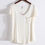 الصورة المصغرة: HanOrange Modal Pocket Summer Short Sleeve Loose Women V-neck Pure Color Soft T-