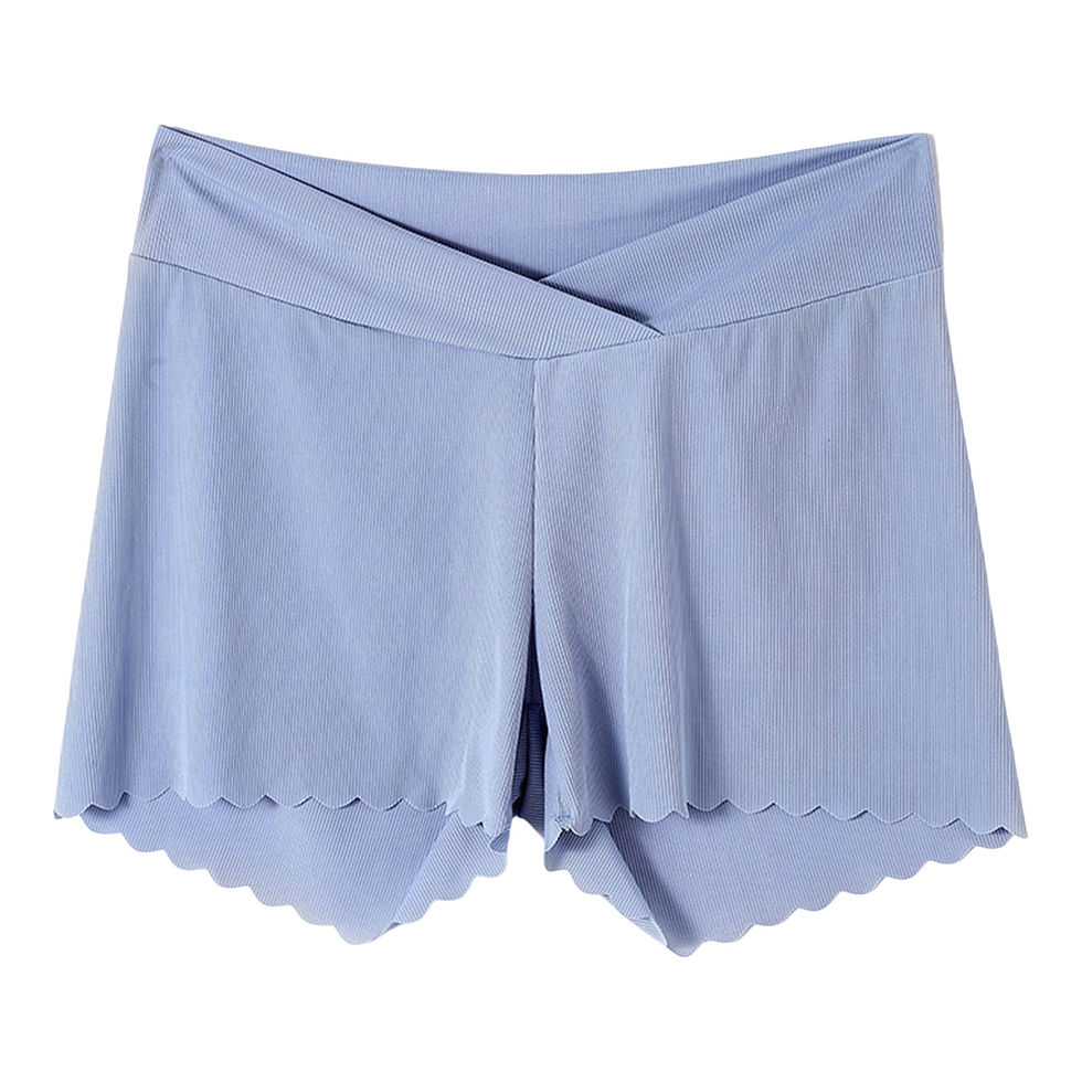 Thumbnail: Maternity Yoga Shorts Pregnant Women Clothes Solid Color Low Waist Anti-emptied 