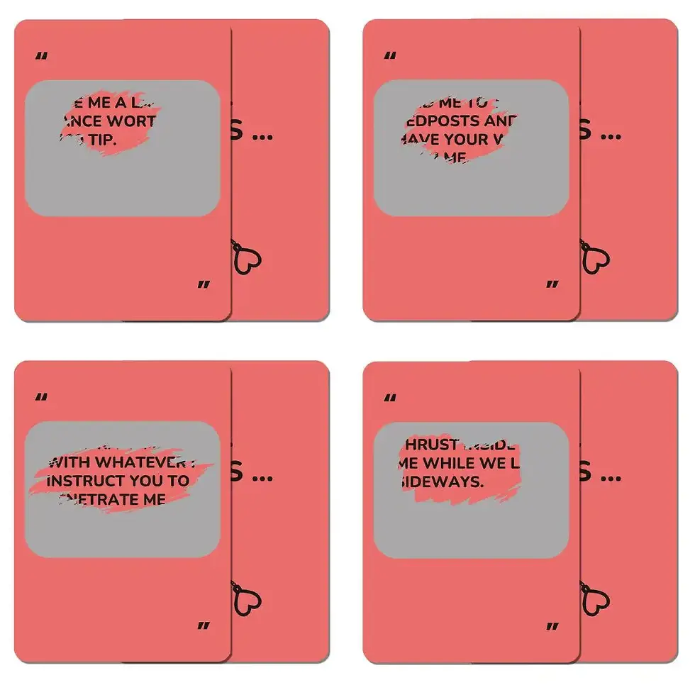 Thumbnail: black and pink scratch-off cards designed for boys and girls, as well as interac