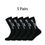 Thumbnail: 5 Pairs New Mid-barrel Football Socks Anti-slip Silicone Bottom Thickened Towel 