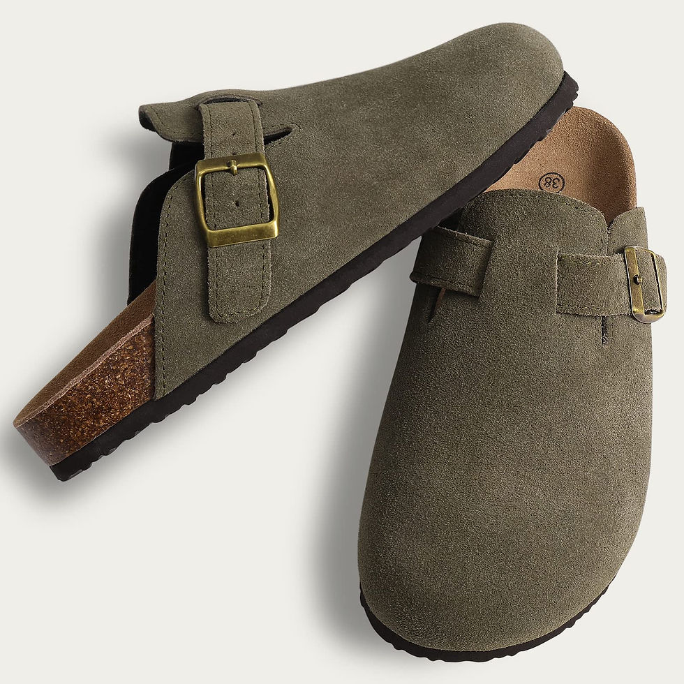 Thumbnail: Summer Suede Clogs Slippers Women Clogs Slippers Outdoor Nonslip Beach Sandals U