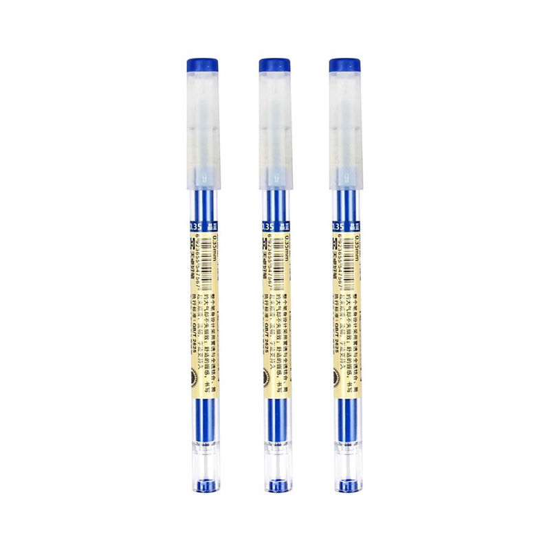 الصورة المصغرة: Gel Pens 0.35mm Red/Black/Blue Ink Set Refills Rod Gel Pen For Handle Marker Sch
