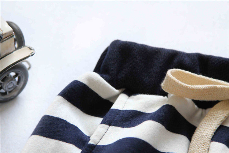 Thumbnail: 2017 spring&Autumn new fashion 100% cotton Stripe boys pants girls harem pants k