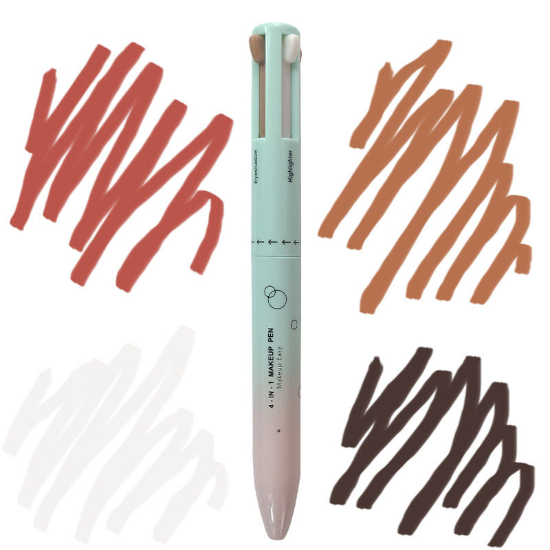 الصورة المصغرة: Multi-effect 4 In 1 Eyeliner Eyebrow Pencil Highlighter Pen Long Lasting Waterpr