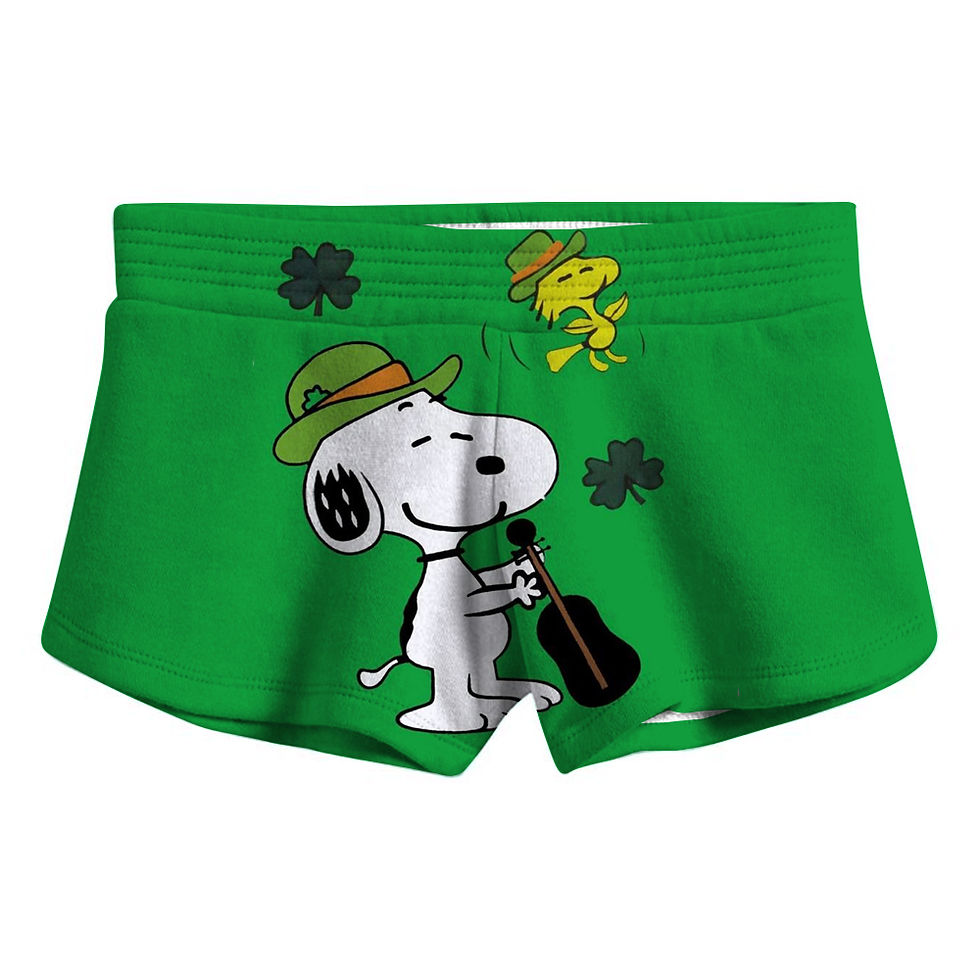 Thumbnail: Boys Children Swim Shorts Casual Elastic Waist Snoopy print Swim Trunks Baby Tod