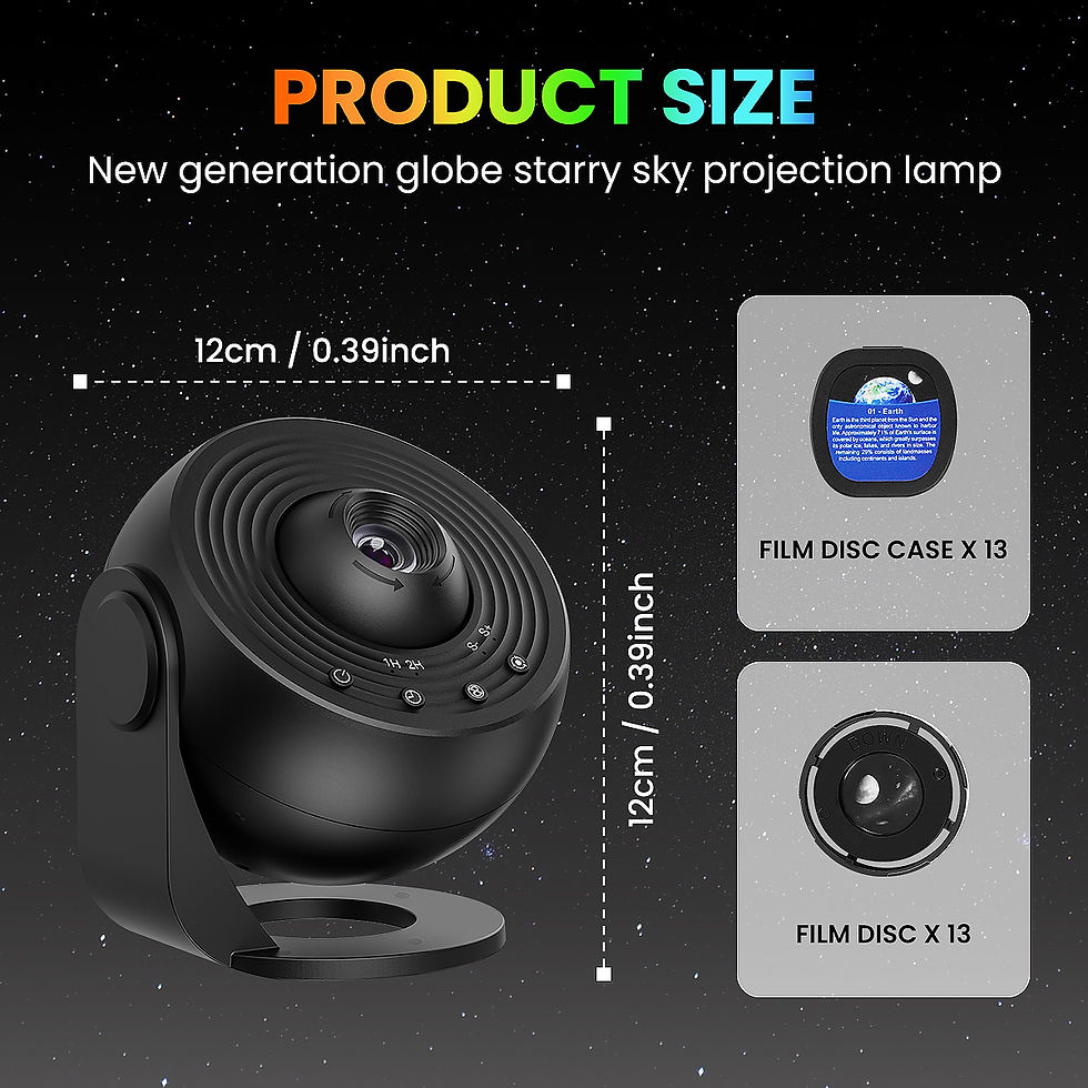 الصورة المصغرة: Upgrade 13 in 1 Starry Sky 4K HD Planetarium Galaxy Projector PRO Lamp, Timer, N