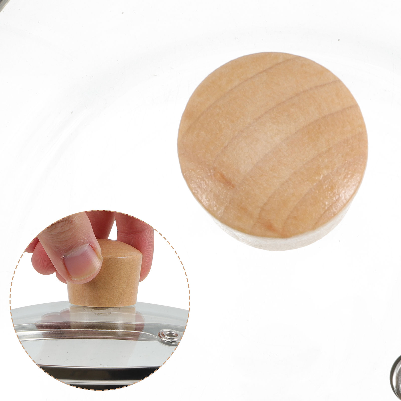 Double Handle Heat-Resistant Stew Transparent Soup For Cooking Vegetables Pasta 