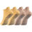 Thumbnail: RMSWEETYIL 2 Pairs Pilates Yoga Ankle Socks With Grips for Women Non Slip Non Sk