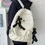 Thumbnail: Fashion Backpack Canvas Women Backpack Anti-theft Shoulder Bags New School Bag f