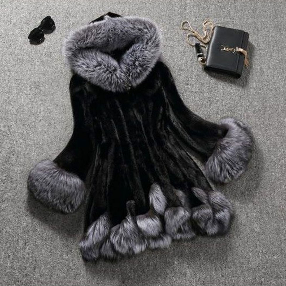 الصورة المصغرة: 2025 Women Winter Plus Size Thick Furry Faux Fur Coat Female Hooded Long Sleeve 