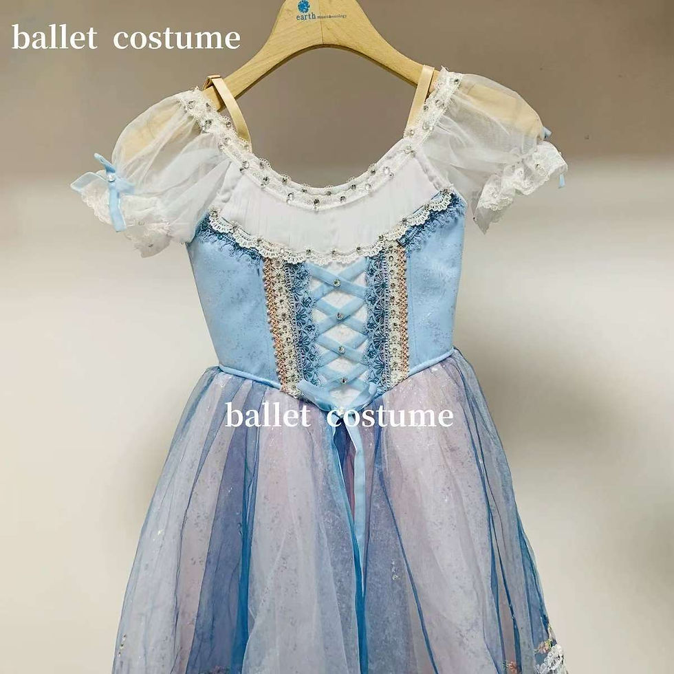 الصورة المصغرة: Giselle ballet skirt farmer variations long dress high-end private custom adult 