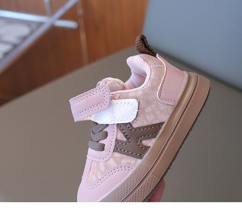 الصورة المصغرة: 2025 Designers Kid's Sneakers PU Leather Waterproof Infant Baby Toddler Shoes Er