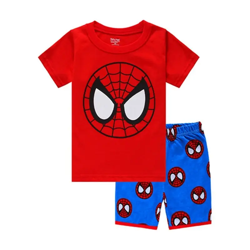 Thumbnail: Baby Boys Pajamas Set Girls Short Sleeve Clothes Summer Kid Cartoon Mickey Mouse