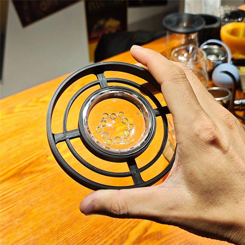 الصورة المصغرة: B59B-Coffee Dripper Filter Holder Evenly Drip Filter Lazy Hand Filter Cup Shower