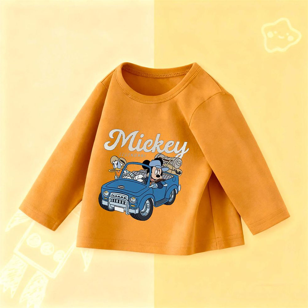 الصورة المصغرة: New Cartoon T Shirt Fashion Casual Clothes Boys And Girls Printing Tees Round Ne