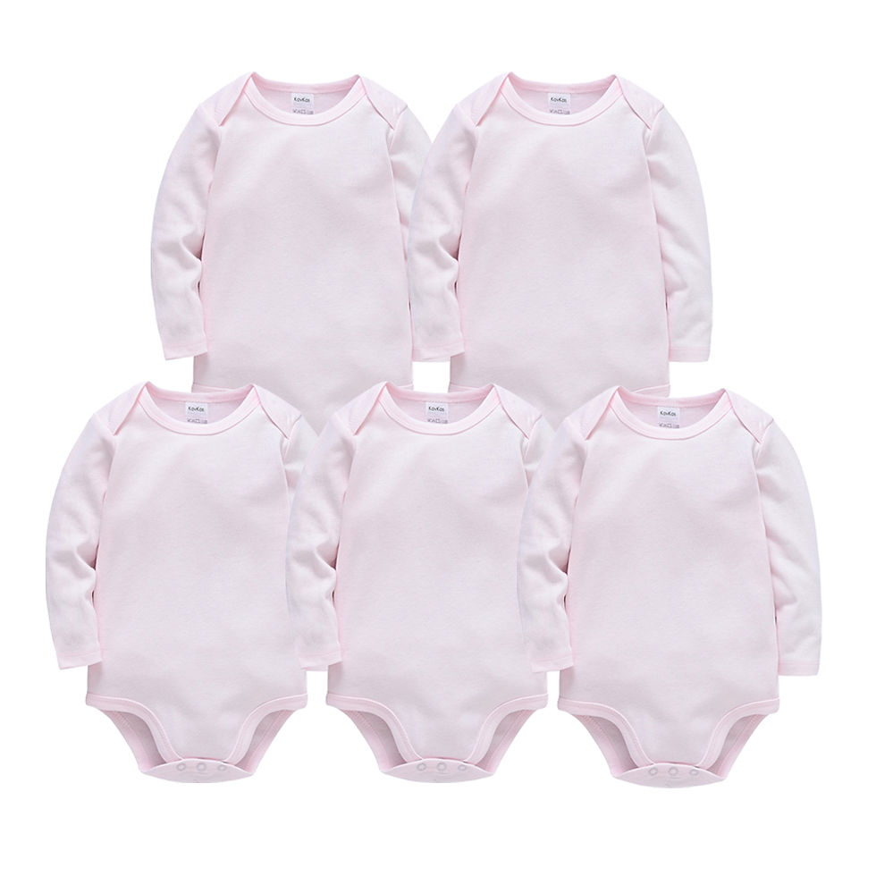 الصورة المصغرة: Kavkas Baby Boy Girl Clothes 0-24 Months 3/5 pcs a lot 100% Cotton Newborn Body 