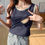 Thumbnail: Wholesale Postpartum Woman Strap Tees for Nursing Sleeveless Maternity Breastfee