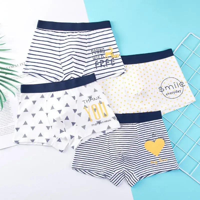 Thumbnail: Children's Underwear For Kids Cartoon Shorts Cotton Underpants Boys Panties Car 
