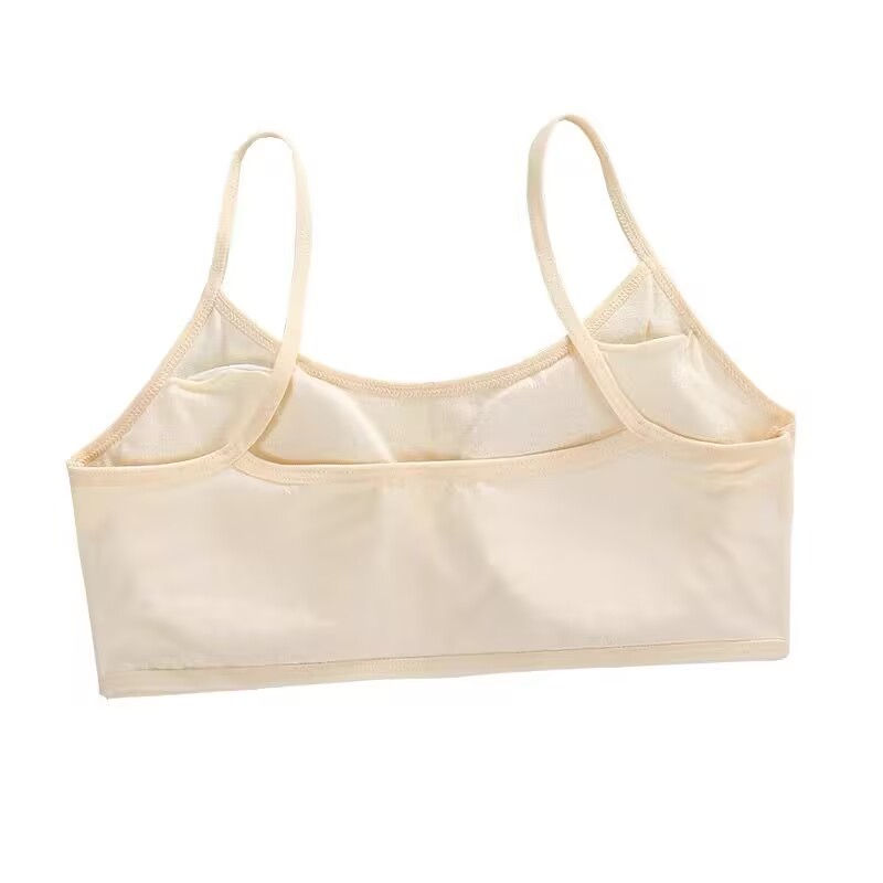 Thumbnail: Kids Girls Training Bras Set Girls Teenage Underwear Cotton Tank Tops for 8-14 Y