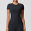 Thumbnail: Workout Dry Fit Breathable High Elastic Sports Top Gym Fitness Wear T-shirt Wome