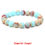 Thumbnail: Natural Stone Bracelet Healing Crystal Amethyst Quartz Agate Round Loose Bead El