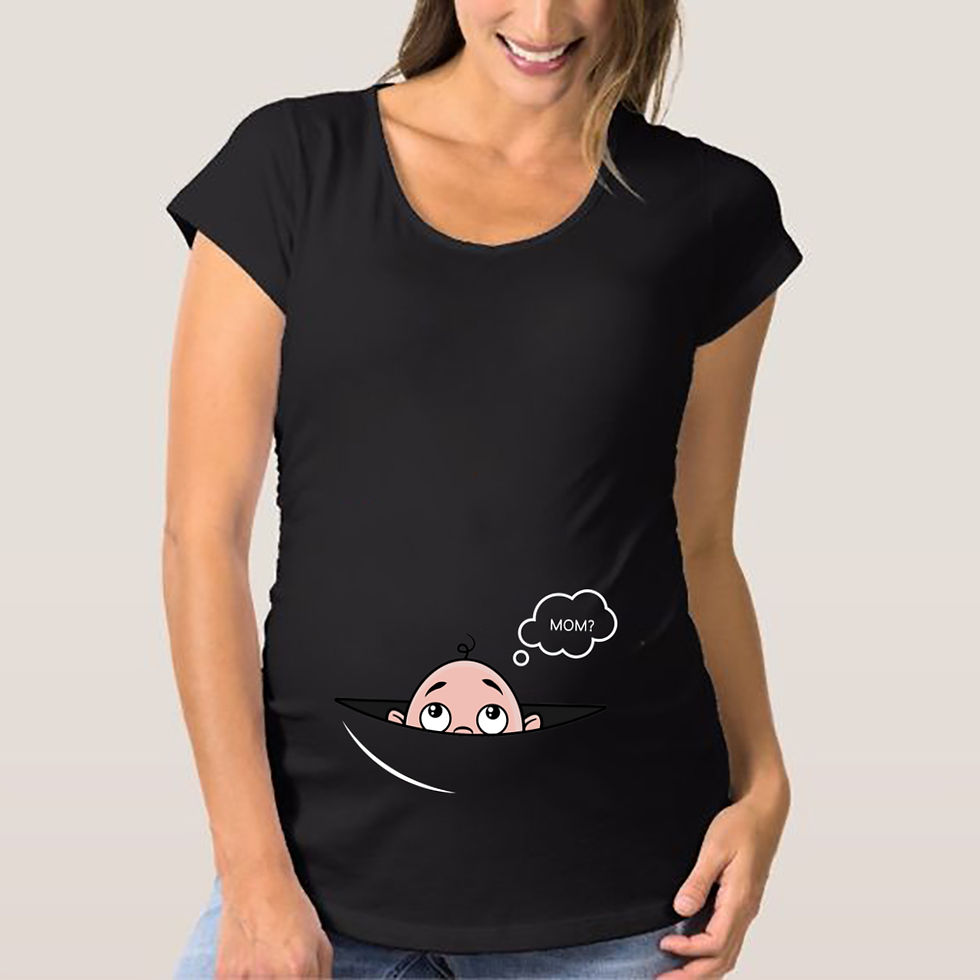 Thumbnail: Maternity T Shirts for Women Cute Funny Graphic Pregnancy Gifts Summer Casual Ma