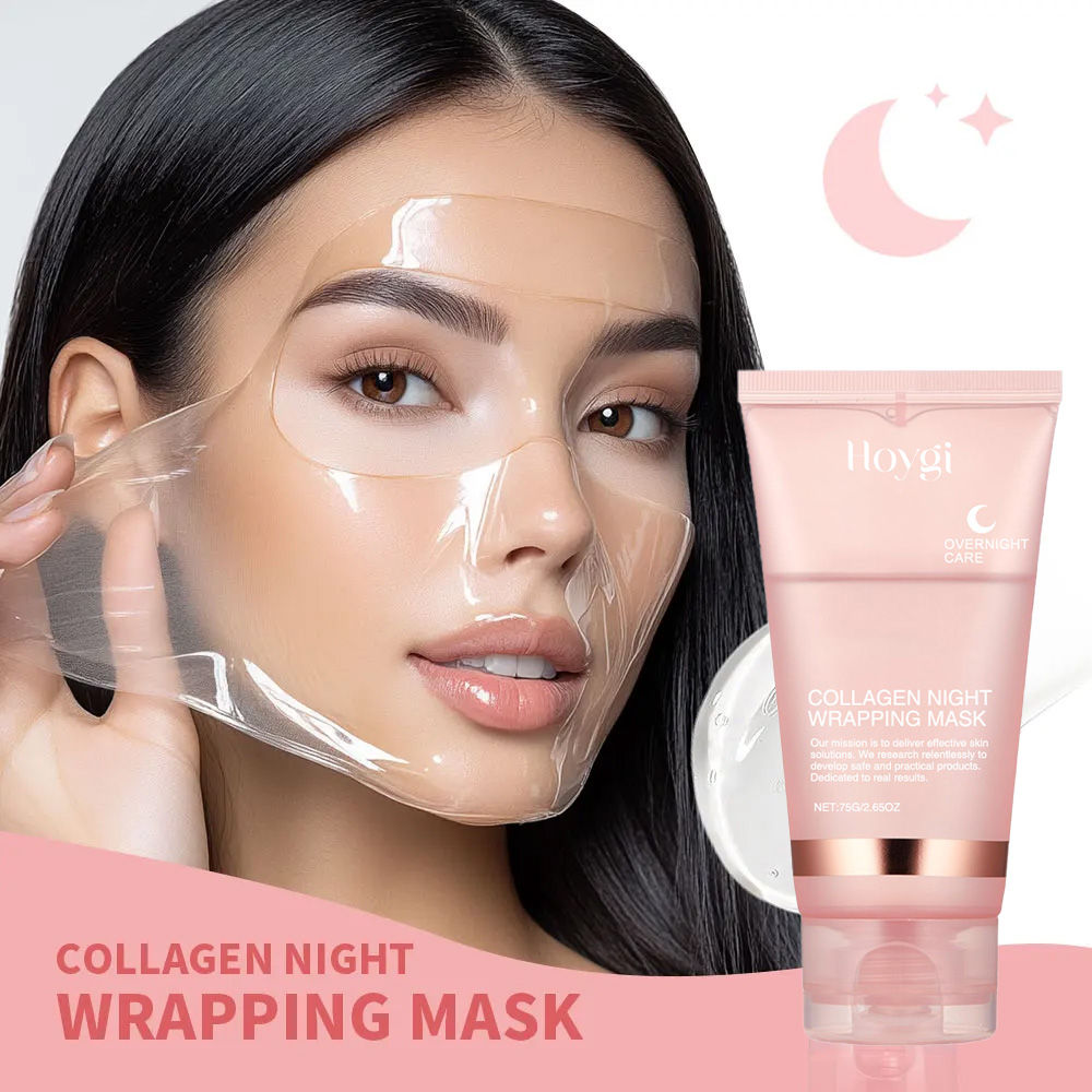 Collagen Overnight Wrapping Peel Off Facial Mask Set Korean Collagen Night Wrapp