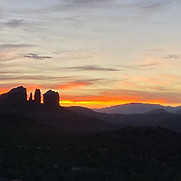 Sunrise over Sedona
