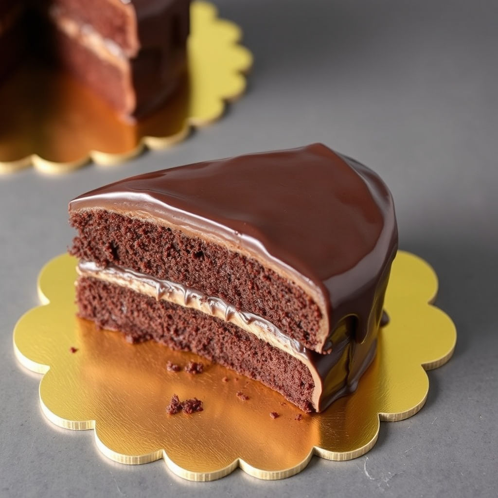 Ultimate Ganache Chocolate Glazed Cake
