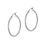 Miniatura: Sterling Silver Thick 50mm Forever Bead Hoop Earrings