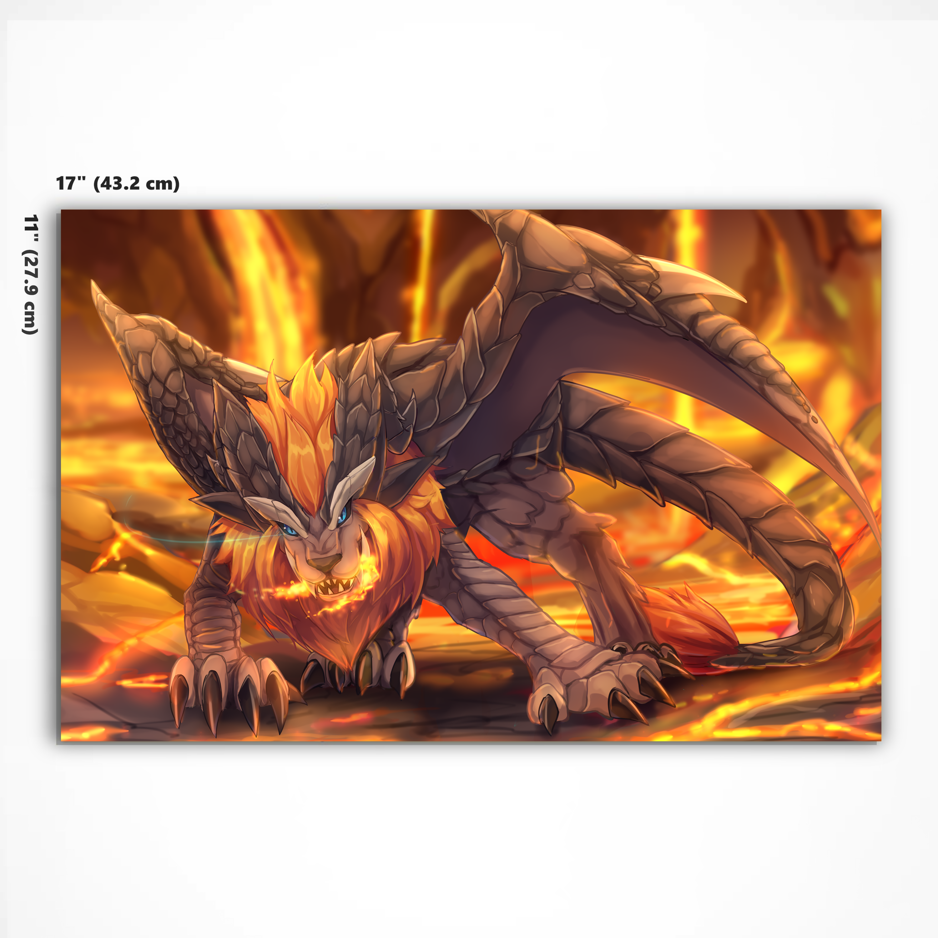Teostra Monster Hunter Poster (11"x17")