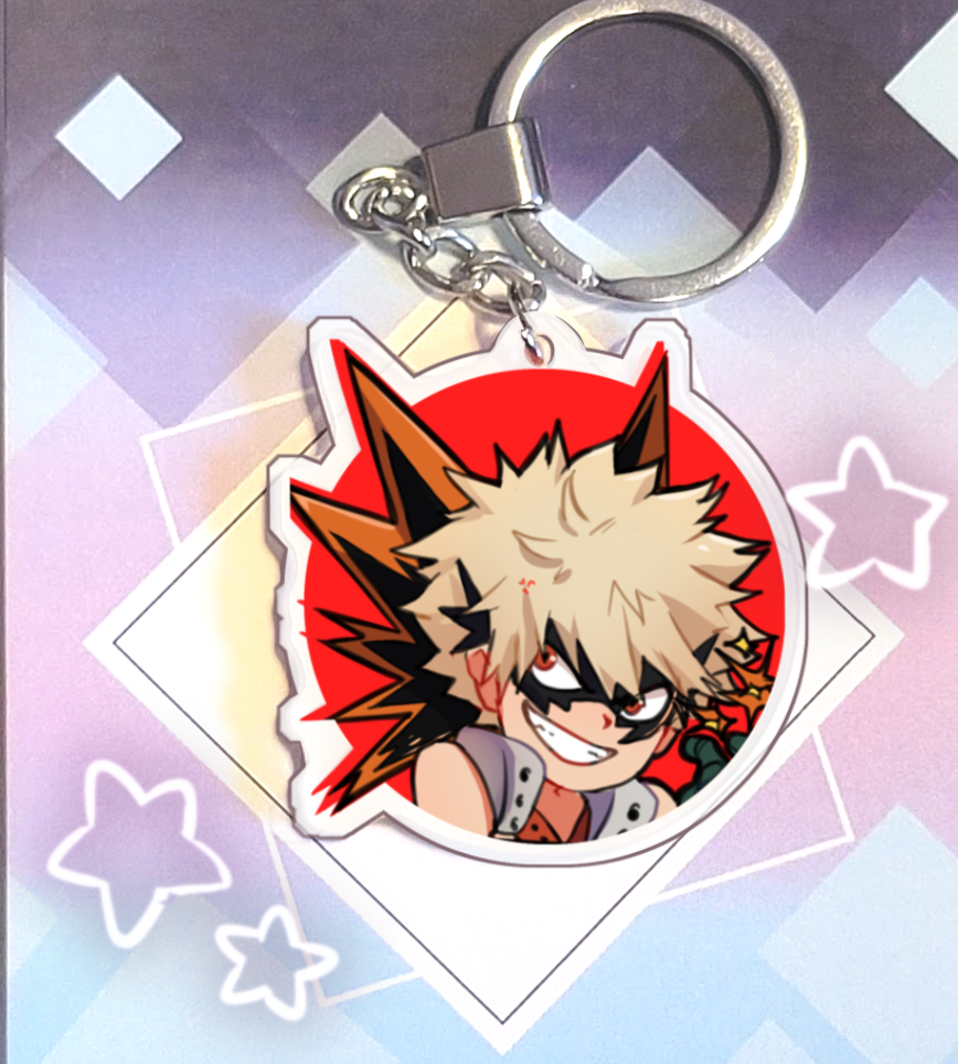 Miniatura: Bakugo from Boku no Hero (2 inch acrylic Charm)